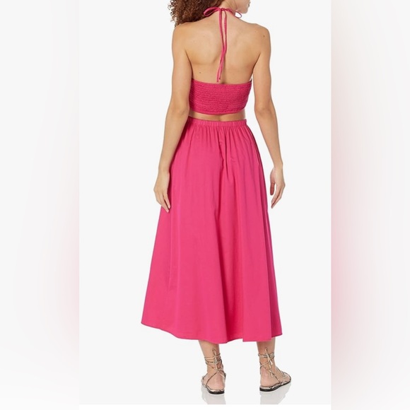 Pink Strapless Maxi Dress - Picture 3 of 3